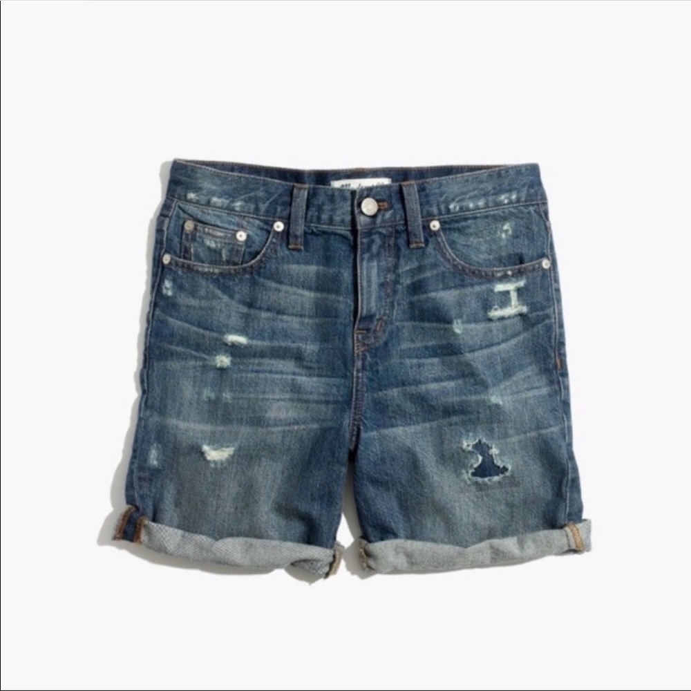 Madewell High Rise Denim Shorts Cutoff Shorts